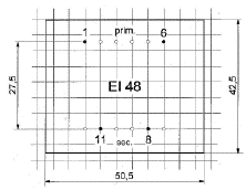 Print Layout - EI48 Transformer