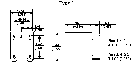 Mechanical Layout - Type 1